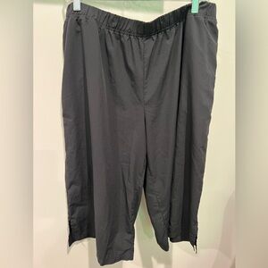 Coolibar Cropped Lightweight Black Sun Protection Pants XL UPF 50